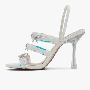 Call It Spring - Women's Veronik Heeled Sandal bow rhinestone - size 6‎ new